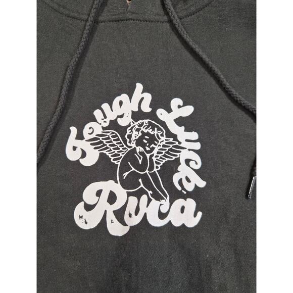RVCA Tough Luck Baggie Boyfriend Hoodie size Small - Picture 2 of 6